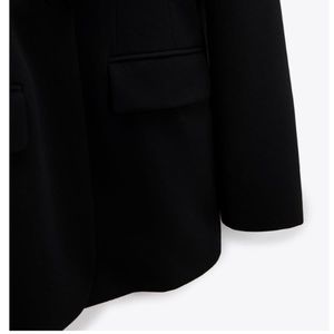 ZARA LONG SLEEVE BLACK BLAZER, XS